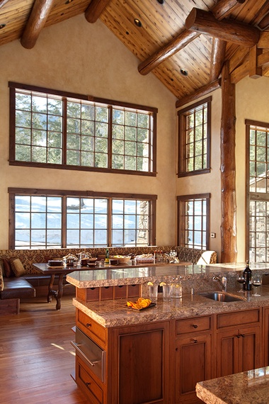 Breakfast Nook - Phillips Ridge - Jackson, WY - Luxury Villa Rental