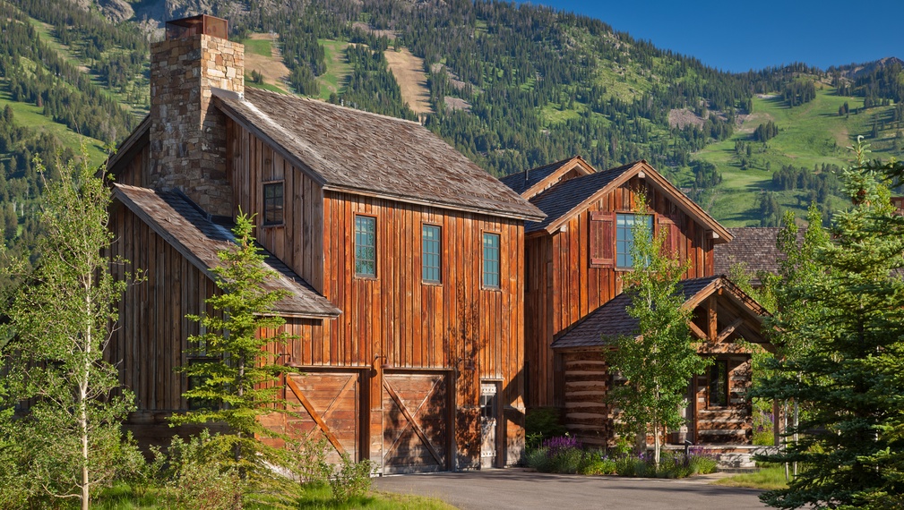 Front Exterior - Shooting Star Cabin 01 - Teton Village, WY - Luxury Villa Rental