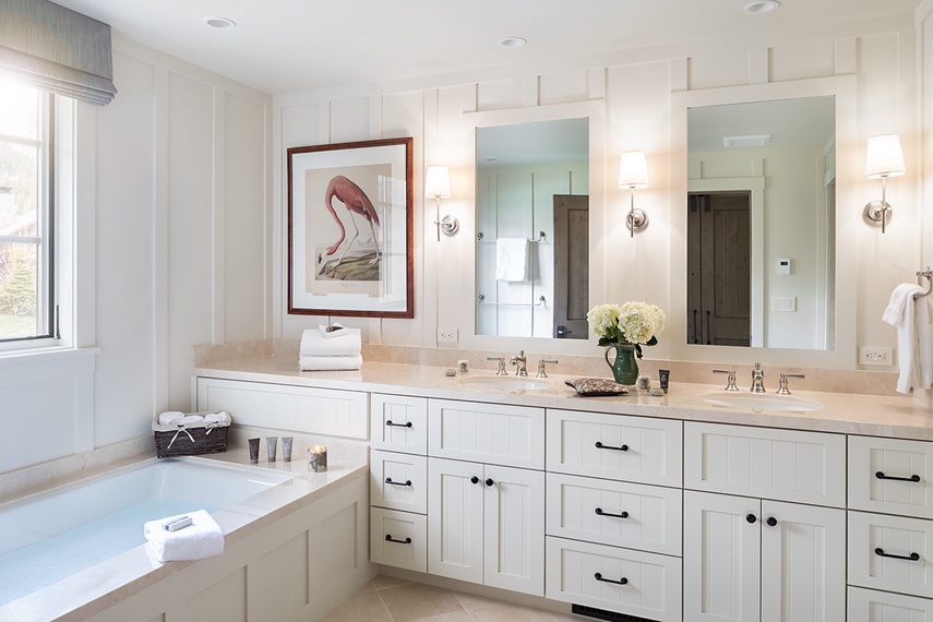 Junior Bathroom - Fish Creek Lodge 63 - Teton Village, WY - Luxury Villa Rental