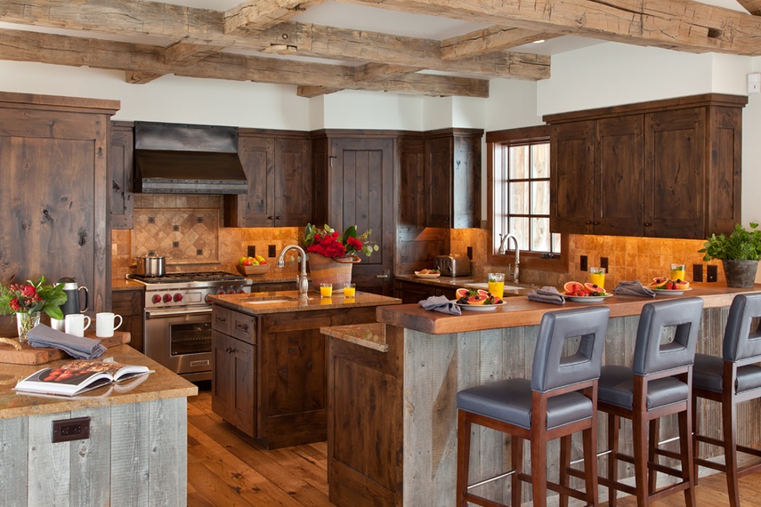 Kitchen - Shooting Star Cabin 04 - Teton Village, WY - Luxury Villa Rental