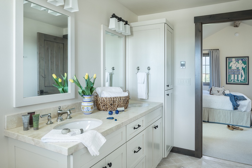 Guest Bedroom 3 Bathroom - Four Pines 12 - Teton Village, WY - Luxury Villa Rental