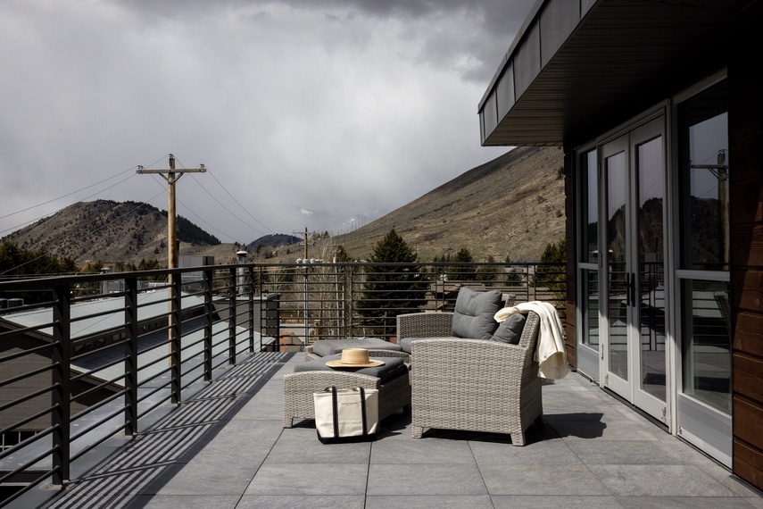 Balcony - Penthouse on Glenwood 401 - Jackson Hole, WY -  Luxury Villa Rental