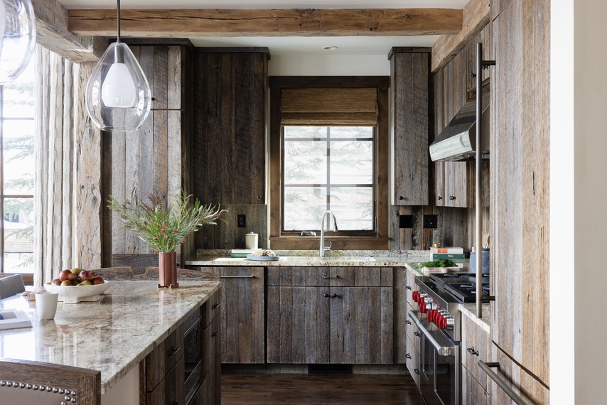 Kitchen - Fish Creek Lodge 08 - Teton Village, WY - Luxury Villa Rental