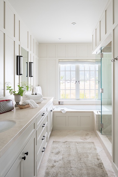 Primary Bathroom - Four Pines 08 - Teton Village, WY - Luxury Villa Rental