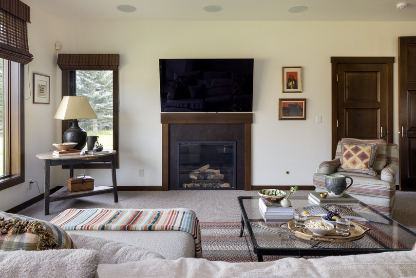 Media Room - Retreat on the Creek - Jackson Hole, WY - Luxury Villa Rental