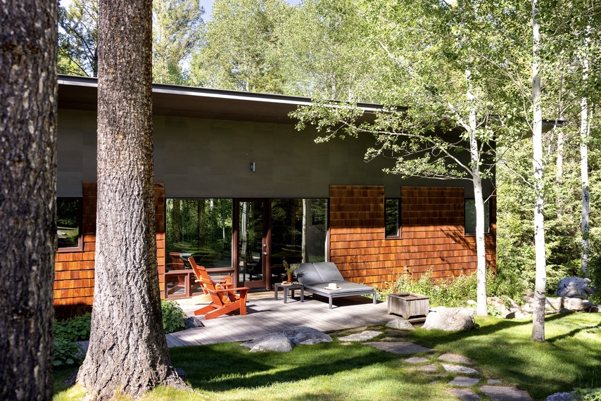 Entrance - Guest House - Fish Creek Compound - Wilson, WY - Luxury Villa Rental