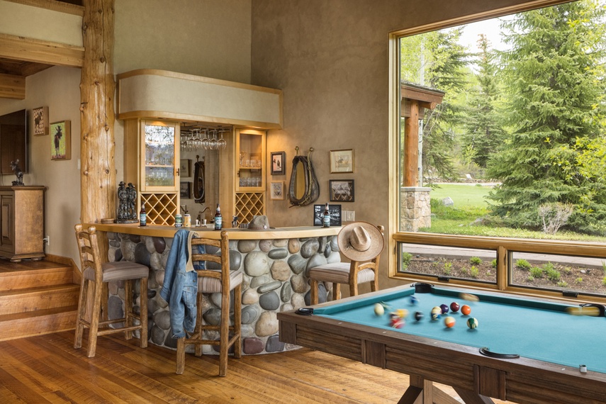 Bar - Home on the Range - Jackson Hole, WY - Luxury Villa Rental