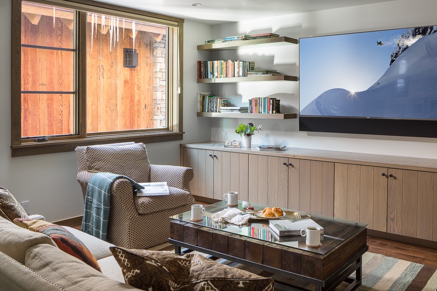 Media Room - Four Pines 102 - Teton Village, WY - Luxury Villa Rental