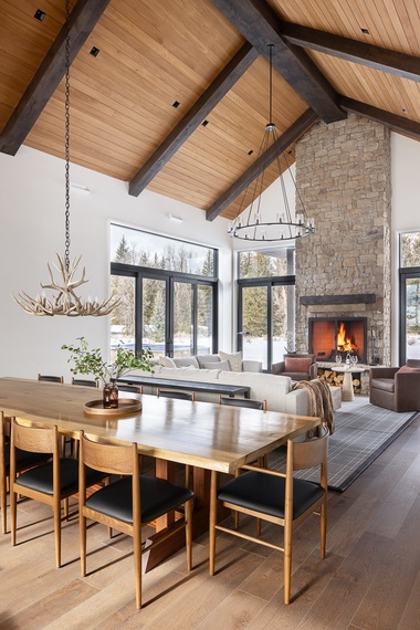 Dining - Northern Hideaway - Jackson, WY - Luxury Villa Rental