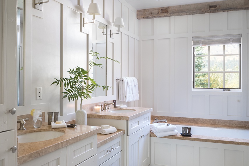 Primary Bathroom - Shooting Star Cabin 11 - Teton Village, WY - Luxury Villa Rental