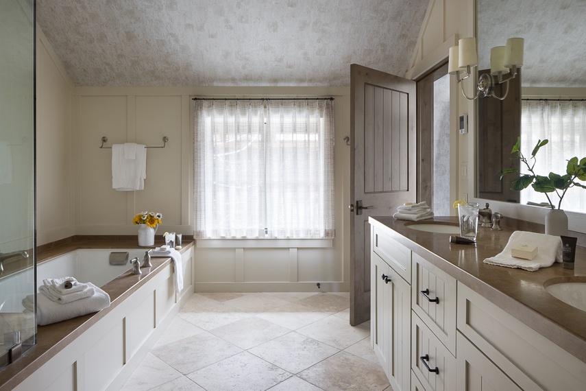 Primary Bathroom - Fish Creek Lodge 05 - Teton Village, WY - Luxury Villa Rental