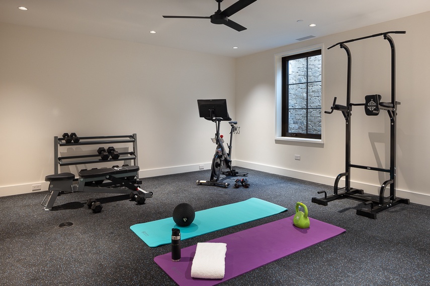 Gym - Northern Hideaway - Jackson, WY - Luxury Villa Rental