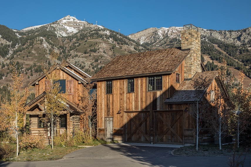 Front Exterior - Four Pines 09 - Teton Village, WY - Luxury Villa Rental