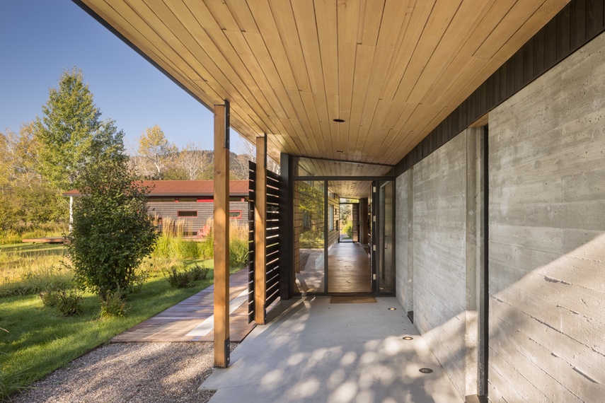 Front Door - Wilderness Meadow - Jackson Hole, WY - Private Luxury Villa Rental