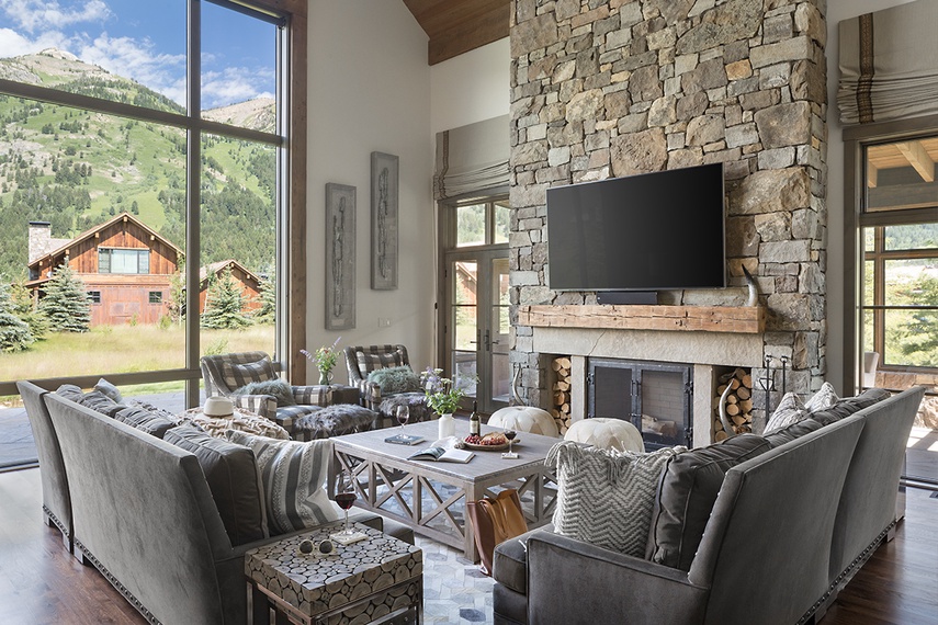 Great Room - Lodge at Shooting Star 03 - Teton Village, WY - Luxury Villa Rental