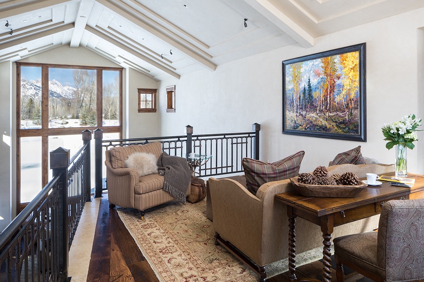 Landing - Chateau on the West Bank - Jackson Hole, WY -  Luxury Villa Rental