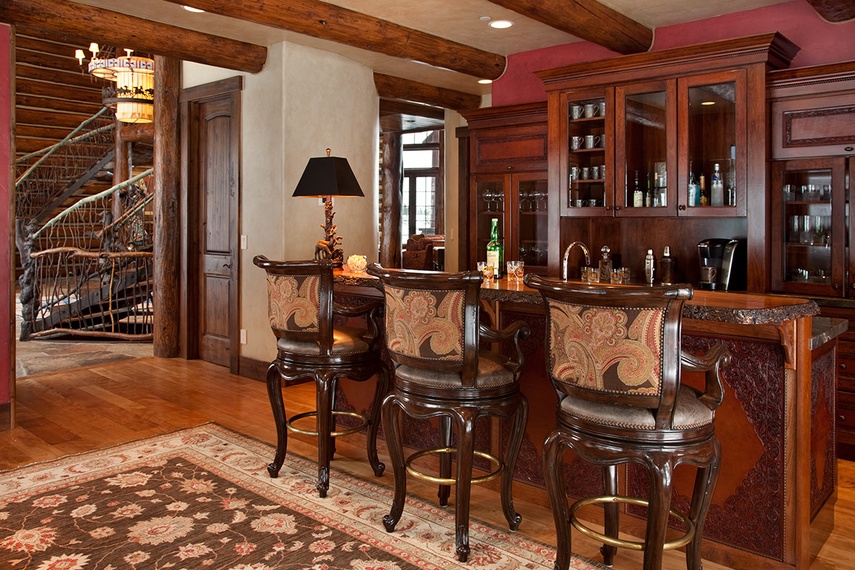 Bar - Phillips Ridge - Jackson, WY - Luxury Villa Rental