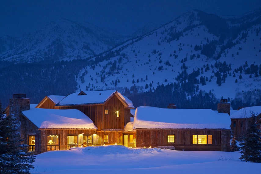 Back Exterior - Shooting Star Cabin 04 - Teton Village, WY - Luxury Villa Rental