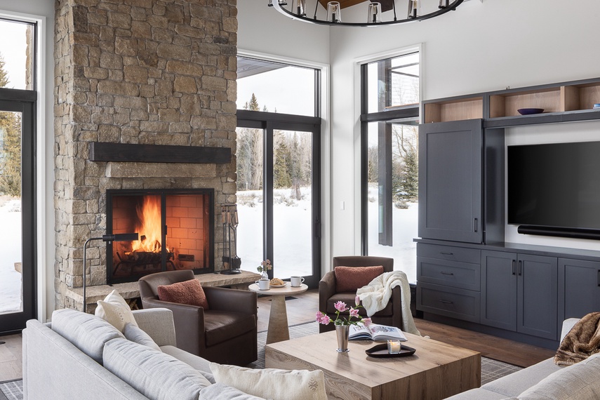 Great Room - Northern Hideaway - Jackson, WY - Luxury Villa Rental