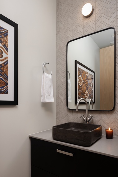 Powder Room - Glenwood 09 - Jackson, WY - Luxury Villa Rental