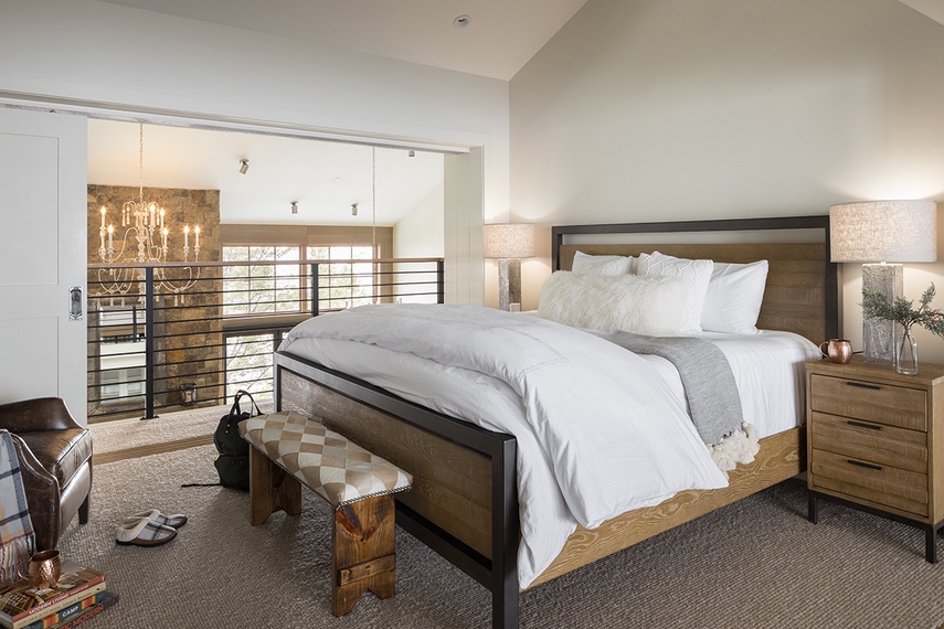Primary Bedroom - The Nest - Jackson, WY - Luxury Villa Rental