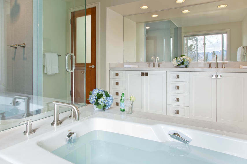 Primary Bathroom -  Pines Garden Home 4050 - Jackson Hole Luxury Villa Rental