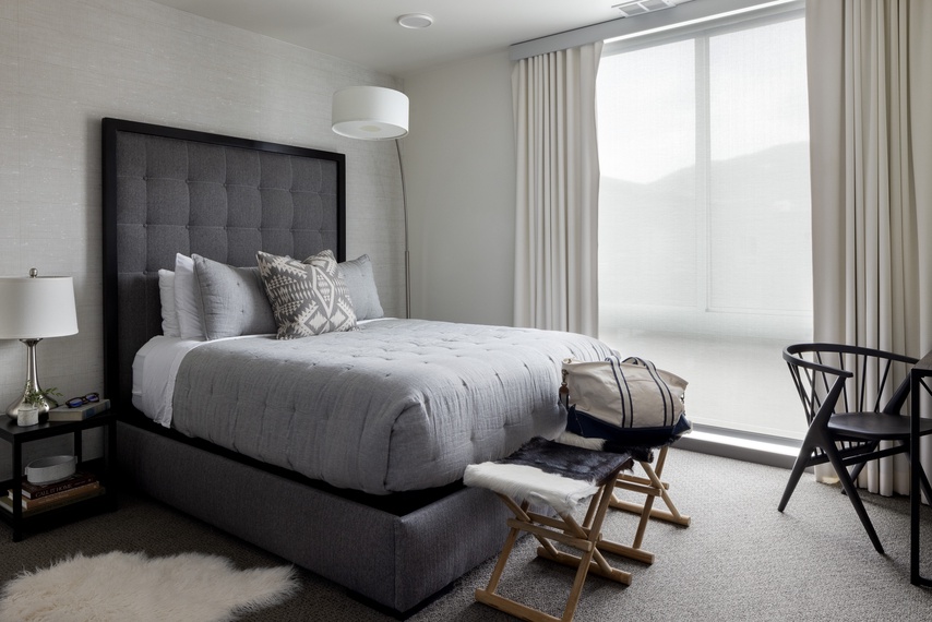 Guest Bedroom - Penthouse on Glenwood 401 - Jackson Hole, WY -  Luxury Villa Rental