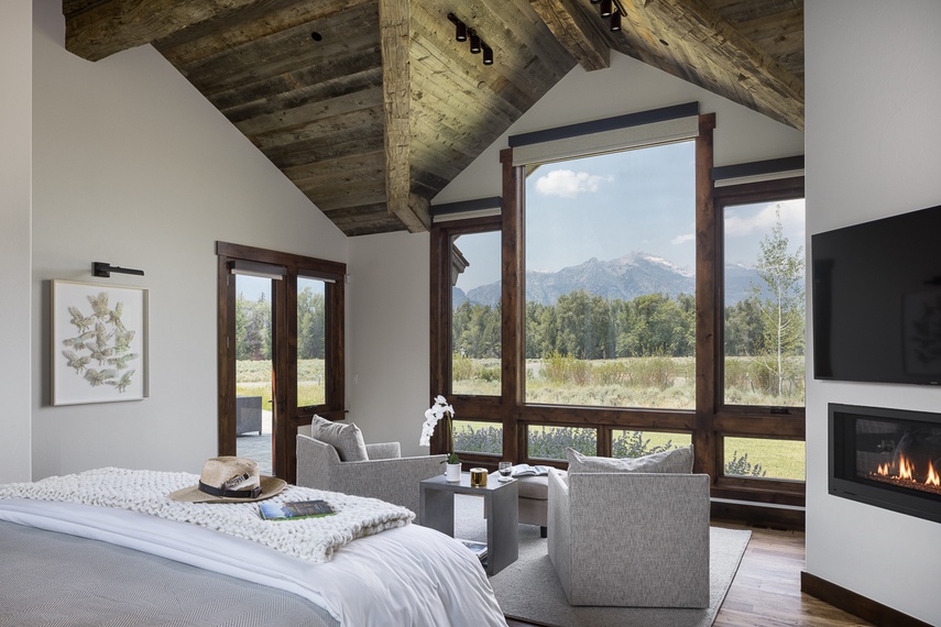 Primary Bedroom - Northern Exposure - Jackson, WY - Luxury Villa Rental