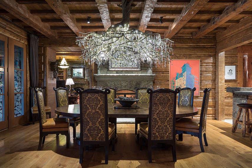 Dining - Royal Wulff Lodge - Jackson Hole, WY - Private Luxury Villa Rental