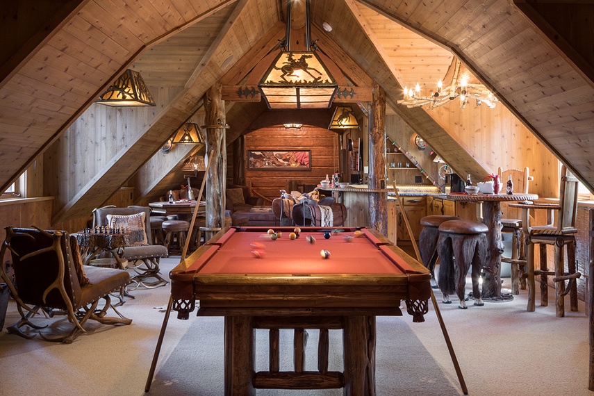Recreation Room - Royal Wulff Lodge - Jackson Hole, WY - Private Luxury Villa Rental