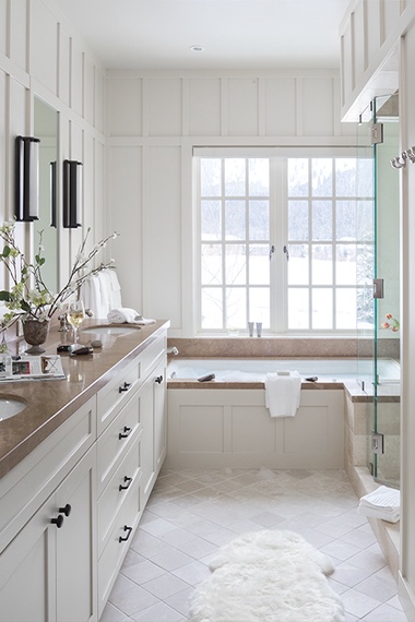 Primary Bathroom - Four Pines 06 - Teton Village, WY - Luxury Villa Rental