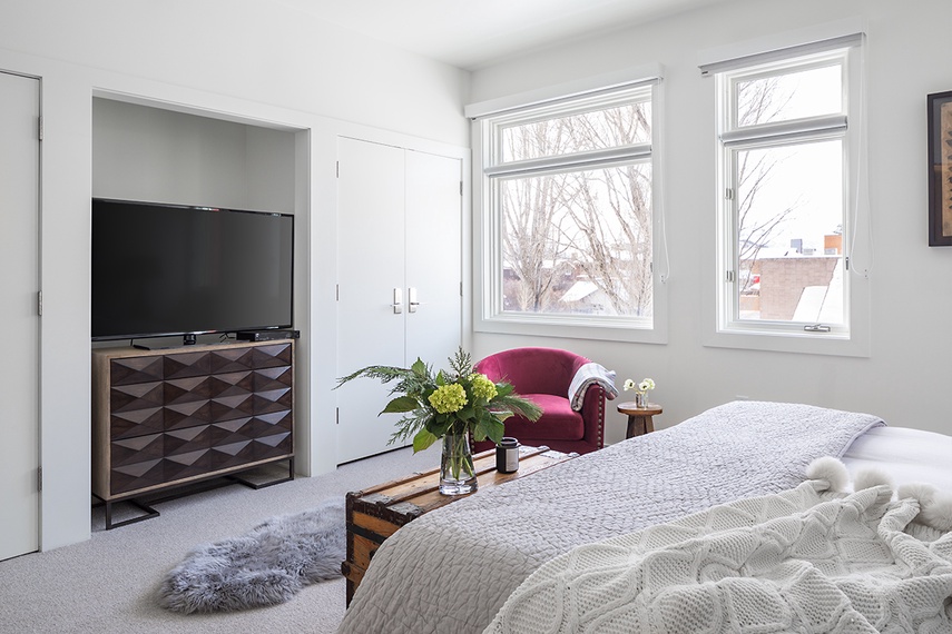 Primary Bedroom -  Pied a Terre on Pearl - Downtown Jackson Luxury Villa Rental