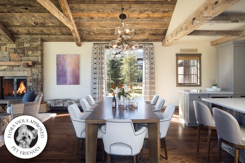 Pets Considered, Flora Viola Approved - Four Pines 77 - Teton Village, WY - Luxury Villa Rental