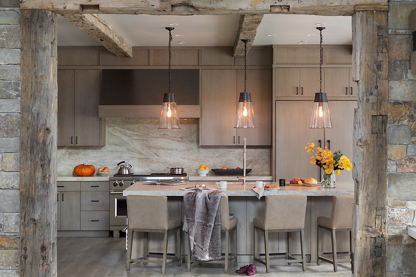 Kitchen - Cirque View Homestead - Teton Village, WY - Luxury Villa Rental