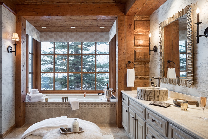 Primary Bathroom 2 - Royal Wulff Lodge - Jackson Hole, WY - Private Luxury Villa Rental