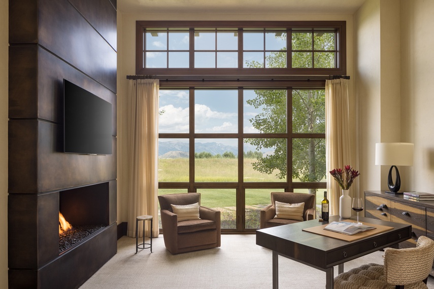 Office - Le Refuge - Jackson Hole, Wyoming - Luxury Villa Rental