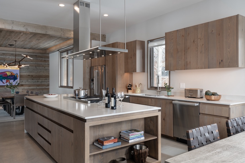 Kitchen - Randonnée Lodge - Teton Village, WY - Luxury Villa Rental