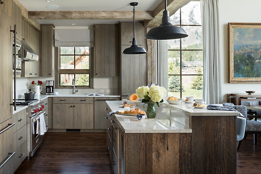 Kitchen - Fish Creek Lodge 63 - Teton Village, WY - Luxury Villa Rental