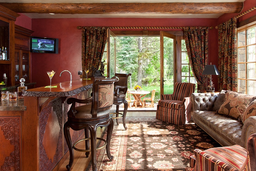 Bar - Phillips Ridge - Jackson, WY - Luxury Villa Rental