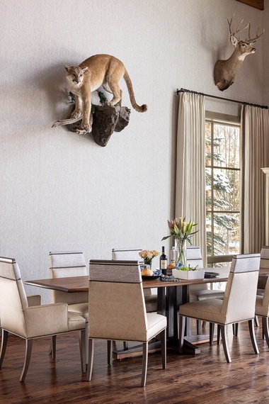 Dining - Fish Creek Lodge 04 - Teton Village, WY - Luxury Villa Rental