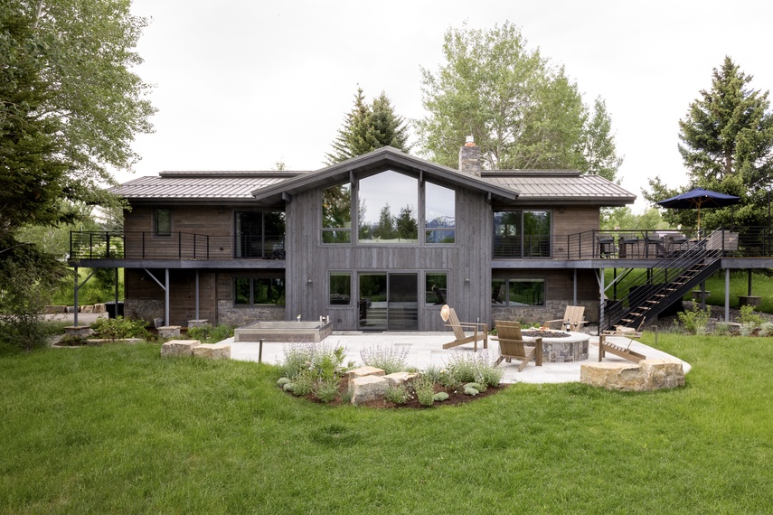 Back Exterior - Aspen Vista - Jackson, WY - Luxury Villa Rental