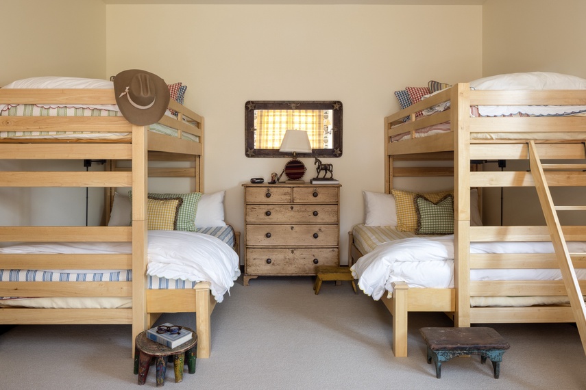 Bunk Room - Retreat on the Creek - Jackson Hole, WY - Luxury Villa Rental