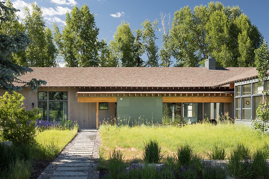 Front Exterior - Aspenglow - Jackson Hole, WY - Luxury Villa Rental