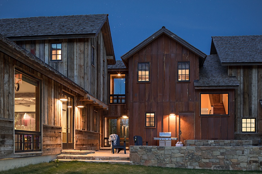Back Exterior - Four Pines 05 - Teton Village, WY - Luxury Villa Rental