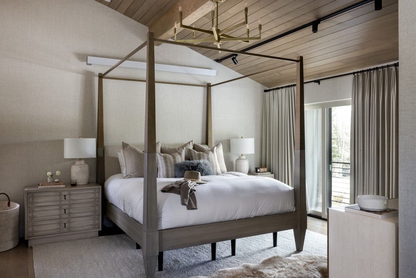 Primary Bedroom - Aspen Vista - Jackson, WY - Luxury Villa Rental