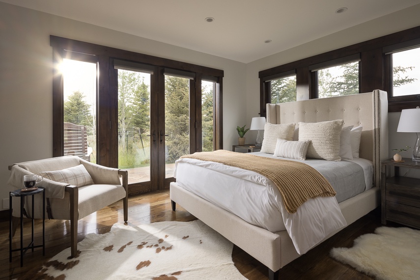 Guest Bedroom 04, Guest Apartment - Northern Exposure - Jackson, WY - Luxury Villa Rental