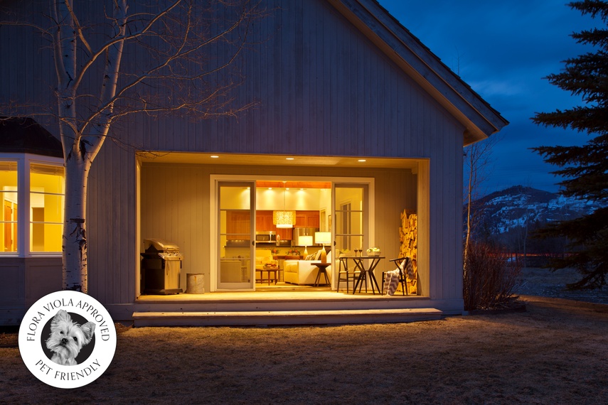 Pets Considered, Flora Viola Approved - Pines Garden Home 4050 - Jackson Hole Luxury Villa Rental