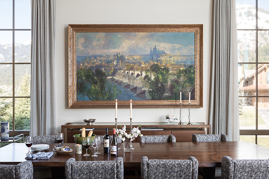 Dining - Fish Creek Lodge 63 - Teton Village, WY - Luxury Villa Rental