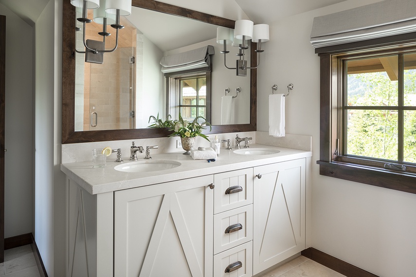 Guest Bedroom 2 Bathroom - Fish Creek Lodge 11 - Teton Village, WY - Luxury Villa Rental