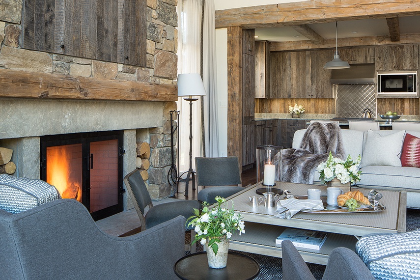 Great Room - Lodge at Shooting Star 01 - Teton Village, WY - Luxury Villa Rental